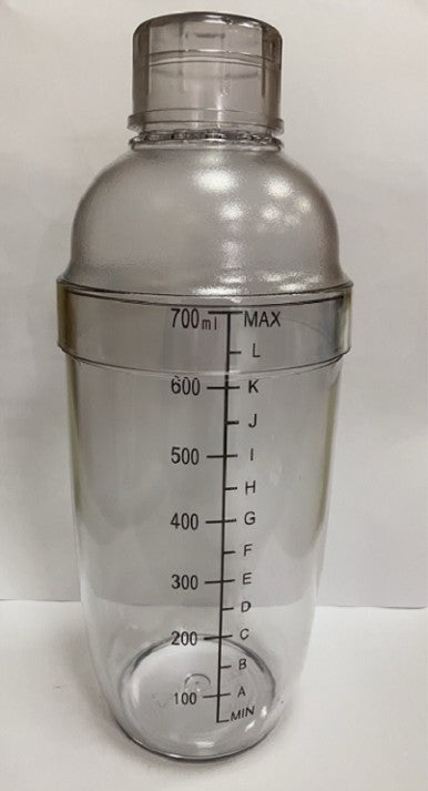 PP Cocktail Shaker Black 700mL