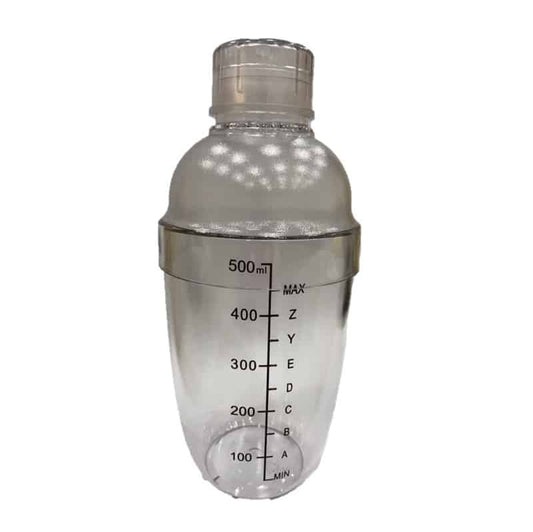 PP Cocktail Shaker Black 500mL