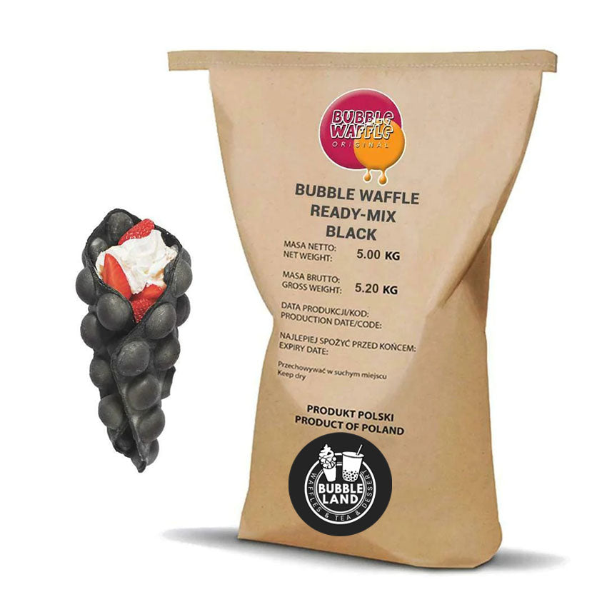 Black Bubble Waffle Mix - 5kg